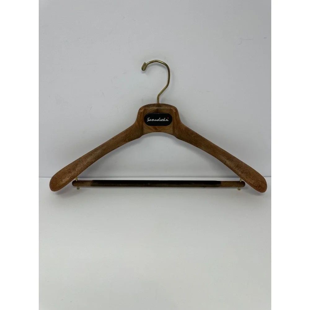 SAMUELSOHN Suit/Coat Hanger Heavy Duty Composite Wood V8